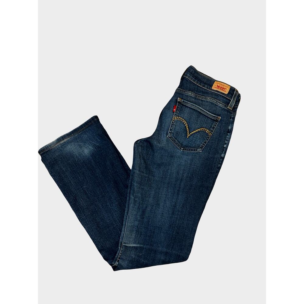 Vintage Y2K Levi's 524 Too Superlow Blank‎ Red Tab Bootcut Jeans Size 7M